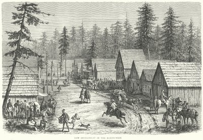 西北部的新定居点（雕刻） 作者 英语学校