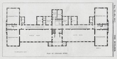 New Small-Pox and Vaccination Hospital, Highgate (engraving) 作者 英语学校