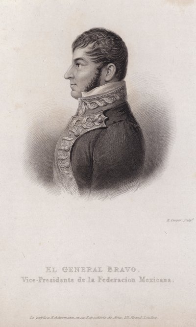 尼古拉斯·布拉沃（Nicolas Bravo），墨西哥士兵和政治家 作者 英语学校