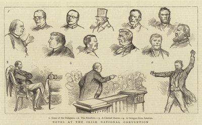Notes at the Irish National Convention (engraving) 作者 英语学校