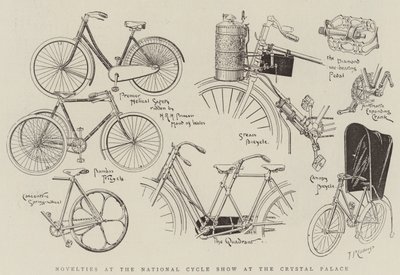 Novelties at the National Cycle Show at the Crystal Palace (engraving) 作者 英语学校