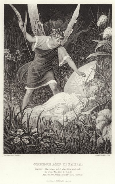 Oberon and Titania，仲夏夜之梦，第二幕，第三场 作者 英语学校