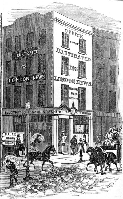 伦敦新闻画报办公室，1842年 作者 英语学校