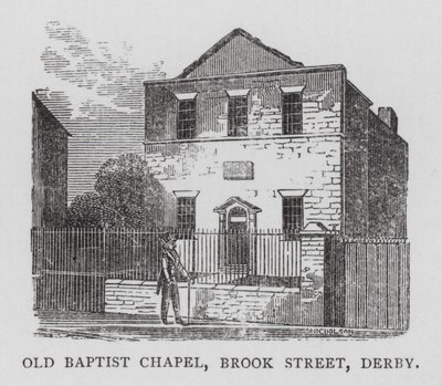 Old Baptist Chapel, Brook Street, Derby (engraving) 作者 英语学校