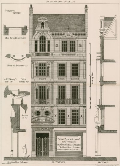 老邦德街画廊，老邦德街，伦敦 作者 英语学校