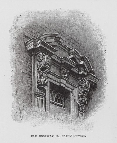 凯里街 24 号老门洞（石版画） 作者 英语学校