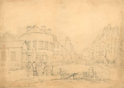 Old White Conduit House，伦敦，Pentonville;草图 作者 英语学校