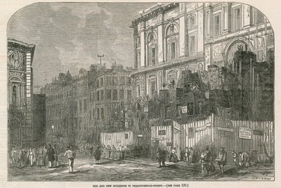 在Threadneedle街，伦敦的新老建筑 作者 英语学校
