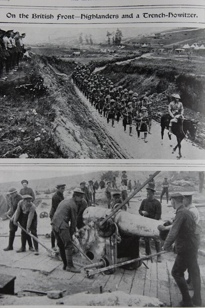 英国阵线 - 高地人和海沟榴弹炮，1914-18 作者 英语学校