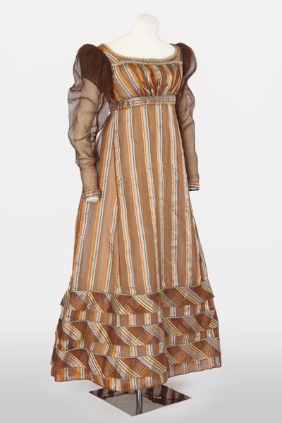 One of a pair of matching dresses worn by two sisters at the Duchess of Richmond