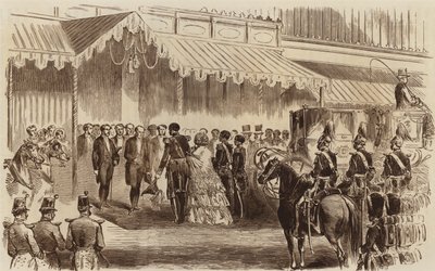 水晶宫开幕，1854年女王陛下抵达 作者 英语学校