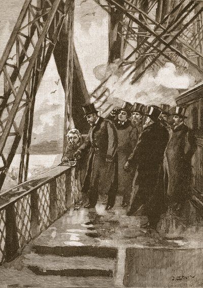 1890年3月4日威尔士亲王开辟第四座桥，卡塞尔斯画报英国历史（插图） 作者 英语学校