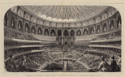 Opening of the Royal Albert Hall of Arts and Sciences by Her Majesty, 29 March 1871 (engraving) 作者 英语学校