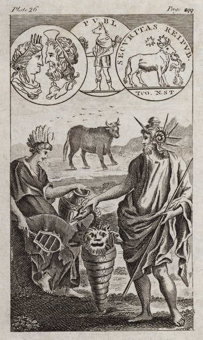 Osiris、Apis、Serapis (雕刻) 作者 英语学校