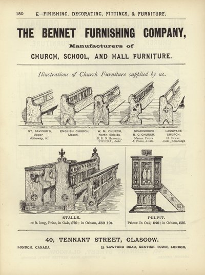 1892年建筑师，测量师和工程师纲要的页面 作者 English School
