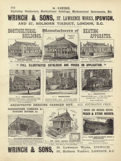 1892年建筑师，测量师和工程师纲要的页面 作者 English School