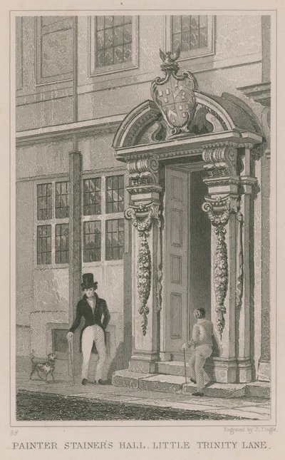 画家Stainers Hall，伦敦小三一巷 作者 英语学校