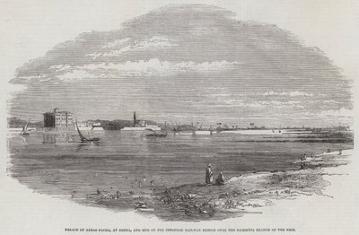 Palace of Abbas Pacha, at Benha, and Site of Intended Railway Bridge over the Damietta Branch of the Nile (engraving) 作者 英语学校