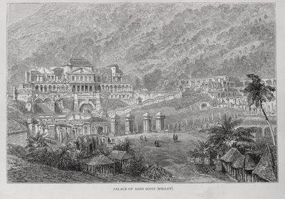 宫殿Sans Souci，北Hayti，从Santo Domingo过去和现在由Samuel Hazard，酒吧。在1873年 作者 英语学校