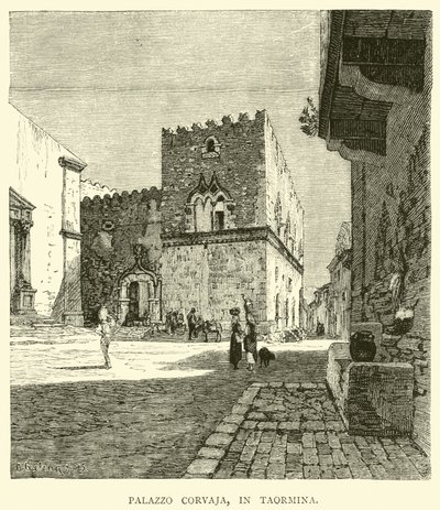 Palazzo Corvaja，位于陶尔米纳 作者 英语学校