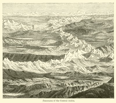 Panorama of the Central Andes (engraving) 作者 英语学校