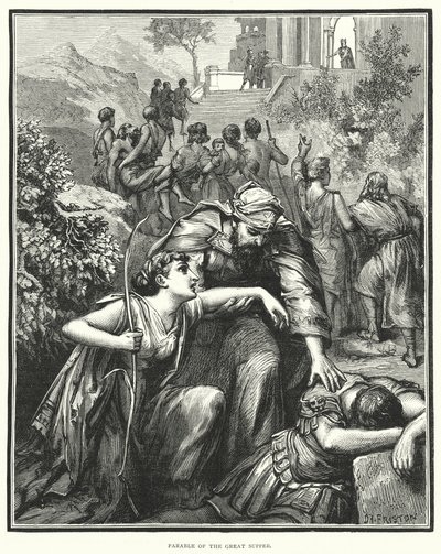 Parable of the Great Supper (engraving) 作者 英语学校