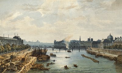巴黎，来自Pont Carrousel 作者 英语学校
