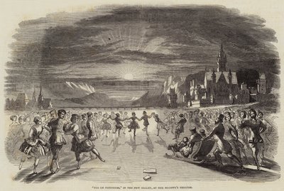 "Pas de Patineurs," in the New Ballet, at Her Majesty