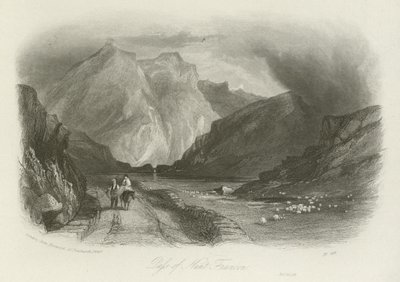 Nant Ffrancon，北威尔士的通行证 作者 英语学校