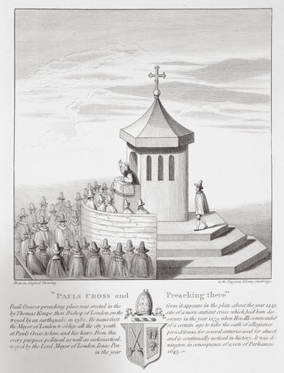 Pauls Cross and Preaching there，1809 作者 英语学校