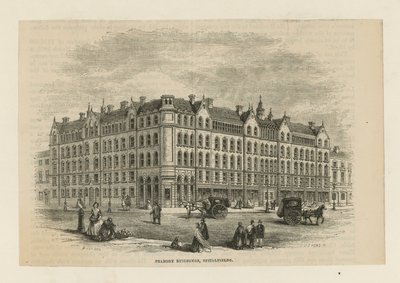Spitalfields的皮博迪建筑 作者 英语学校