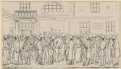 人们聚集在Tattersalls 作者 英语学校