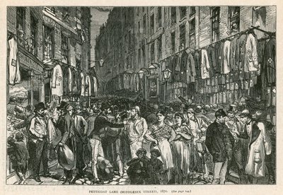 衬裙巷（米德尔塞克斯街），伦敦，1870年 作者 英语学校