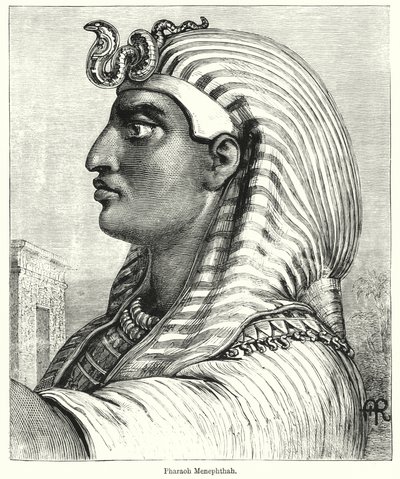 Pharaoh Menephthah (engraving) 作者 英语学校