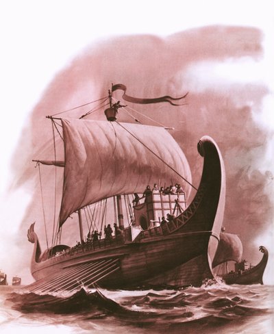 腓尼基舰队在公元前500年左右航行于非洲西海岸 作者 英语学校