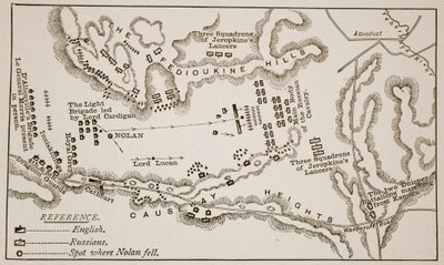 1854年10月25日巴拉克拉瓦轻型旅的指控计划 作者 英语学校