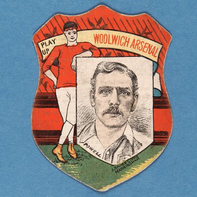 扮演Woolwich阿森纳鲍威尔，贝恩斯卡形状的盾牌，1888-89 作者 英语学校