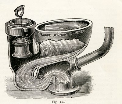 插入式阀门，手柄抬起，1870 作者 英语学校