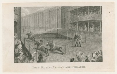 Astleys Amphitheatre的Poney Race 作者 英语学校