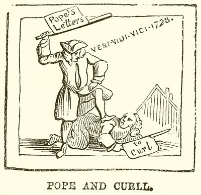 教皇和Curll 作者 英语学校