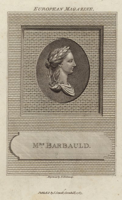 安娜Laetitia Barbauld画象 作者 英语学校