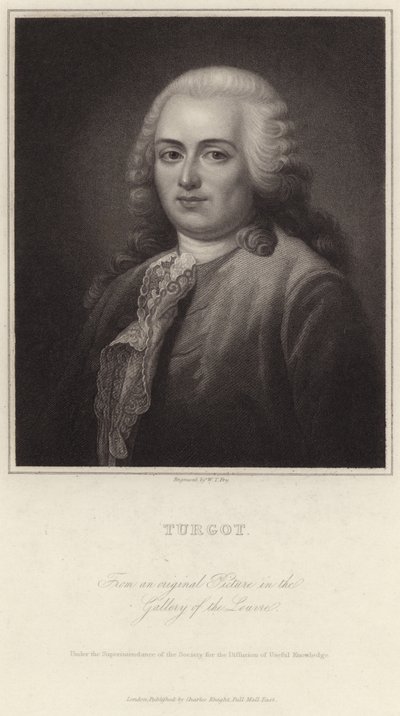 Anne-Robert-Jacques Turgot的肖像 作者 英语学校