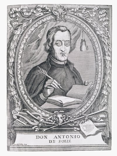 Antonio de Solis y Rivadeneira（1610-86）的肖像来自“美国的叙事与批评历史”，由Justin Winsor编辑，1886年伦敦 作者 英语学校