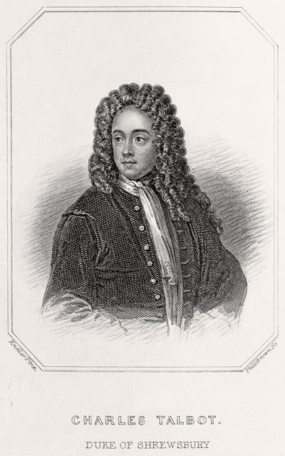 查尔斯·塔尔伯特（Charles Talbot），什鲁斯伯里公爵的肖像，1835年 作者 英语学校