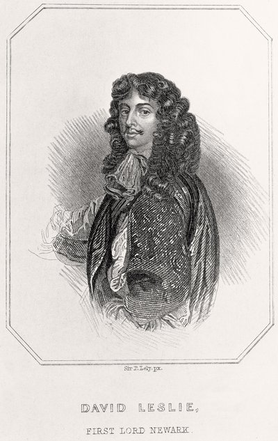 戴维·莱斯利（David Leslie）的肖像，纽瓦克（Newark）第一任领主，1835年 作者 英语学校