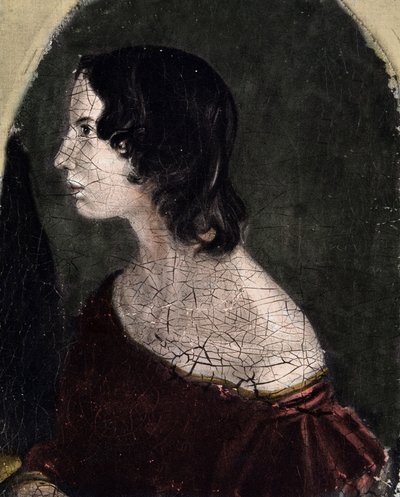 Emily Jane Bronte 的肖像 英国诗人和作家（1818-1848）国家肖像画廊 作者 英语学校