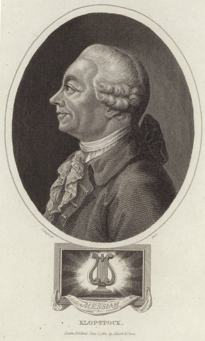Friedrich Gottlieb Klopstock的肖像 作者 英语学校