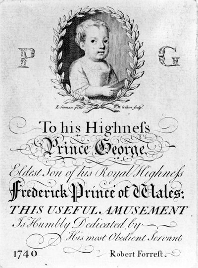 乔治三世的肖像，由Francois Movellon de la Cave制作，1804年 作者 英语学校