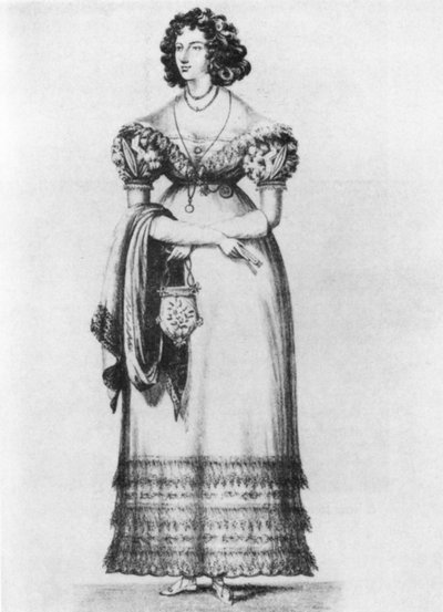 Harriette Wilson的肖像（1789-1846） 作者 英语学校