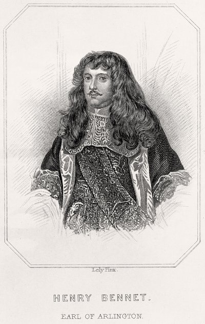 亨利·贝内特的肖像，阿灵顿伯爵，1835年 作者 英语学校